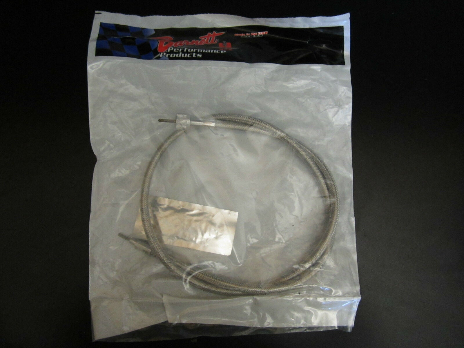 V-Twin 38.5" Black Speedometer Cable – Fits Harley Models With Front Wheel 12mm Nut – Replaces #67024-84A