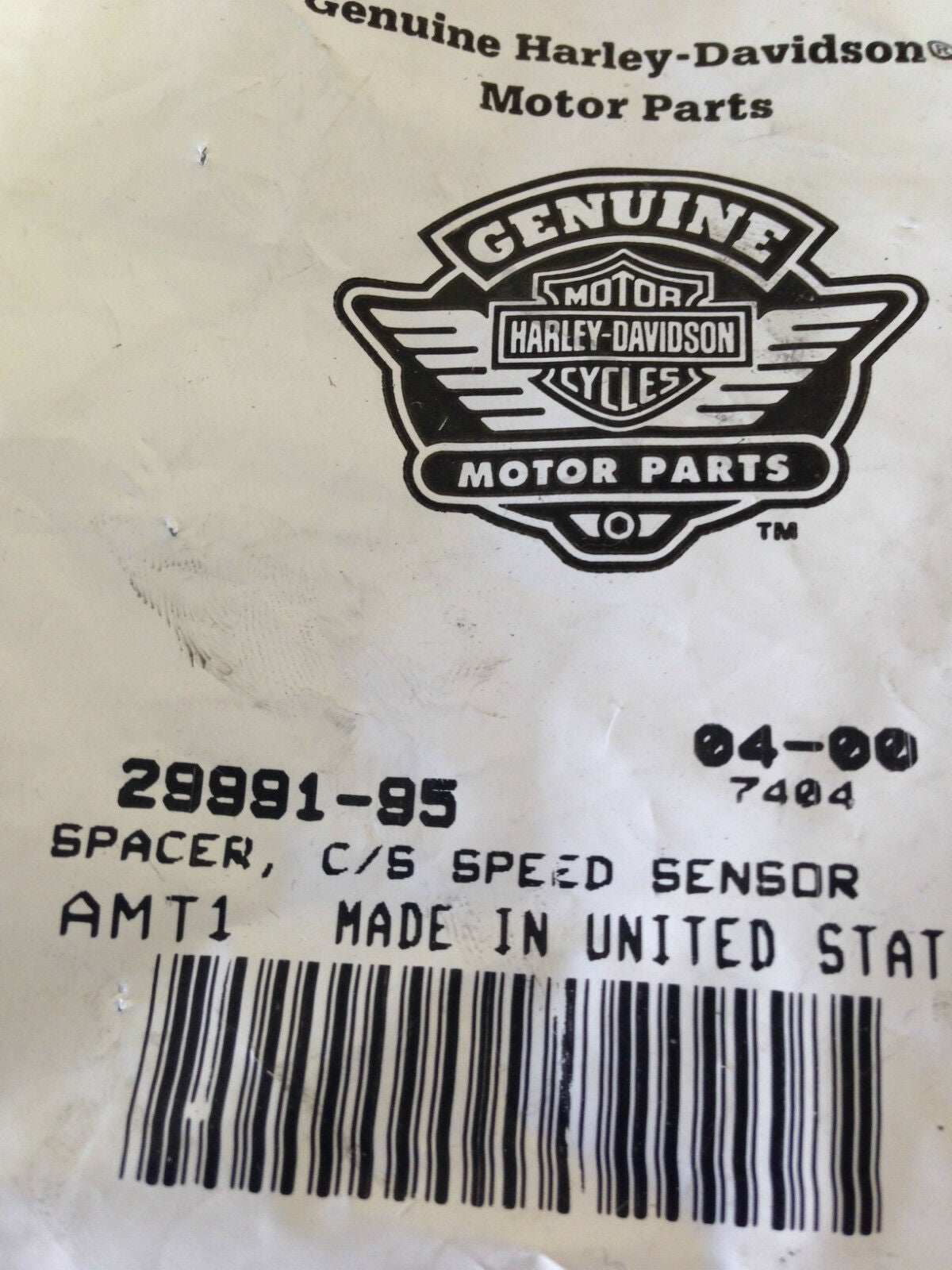 HARLEY DAVIDSON CRANKSHAFT POSITION SENSOR SPACER PN 2999195