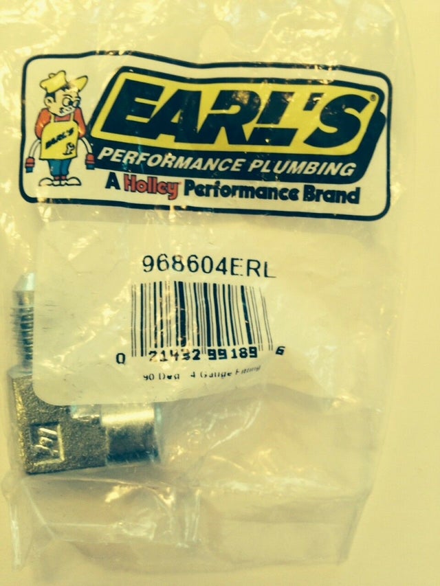 Earl's #4 AN Tee-Fem Swivel on Run Earl's #4 AN Tee-Fem Swivel on Run